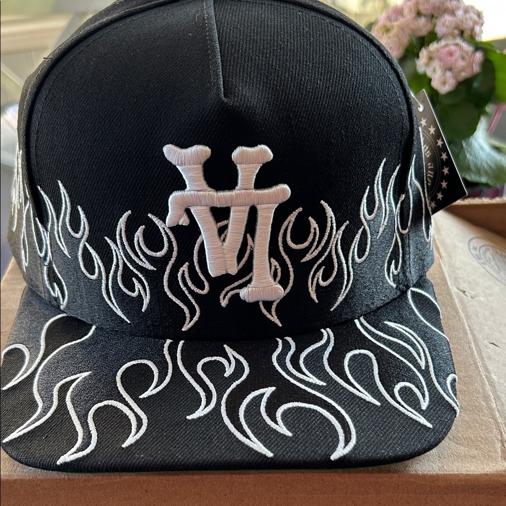 Kill The Hype LA Black White Flame SnapBack KTH
